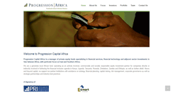Desktop Screenshot of progressioncapitalafrica.com
