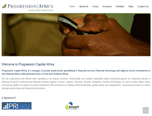Tablet Screenshot of progressioncapitalafrica.com